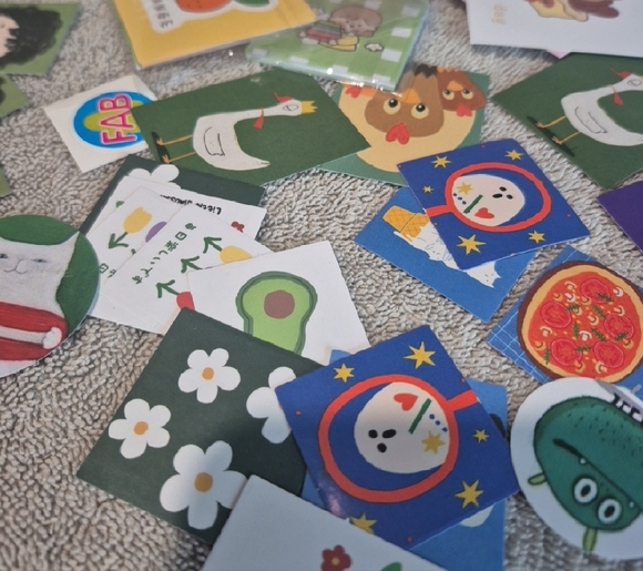 Colorful Sticker And Card Collection - Picture 4 of 5